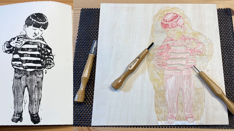 木版画の技法を学び作品を作ってみよう